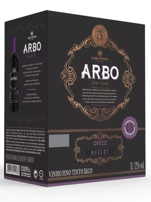 Arbo Merlot Bag-in-Box Arbo Merlot Bag-in-Box 3 litros
