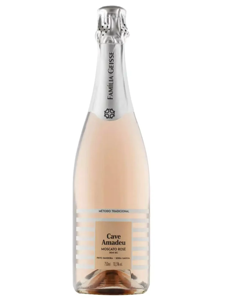 Cave Amadeu Espumante Moscato Rosé Demi-Sec