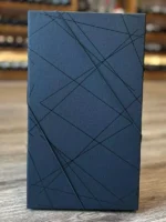 Caixa Kraft Preta Linea - 2 garrafas
