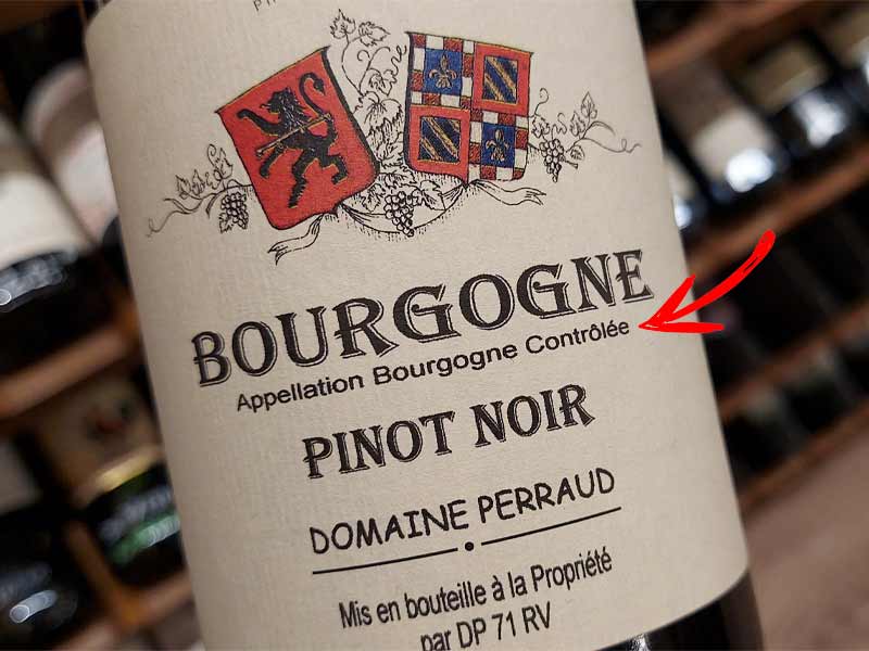 Appellation d’origine contrôlée – ou Apelação de Origem Controlada, em português.