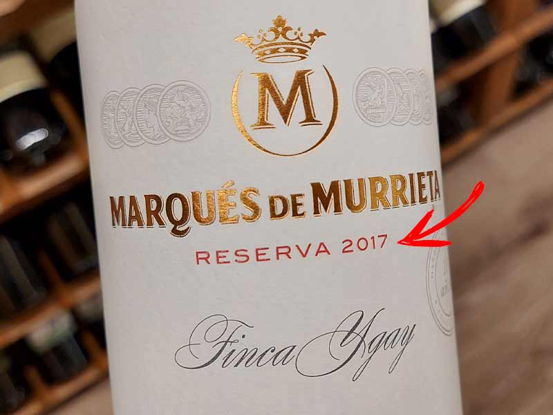 Vinho reserva espanhol