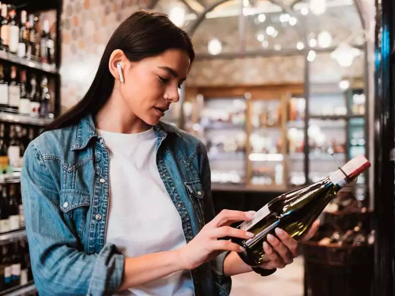 Termos escritos nos rótulos de vinhos