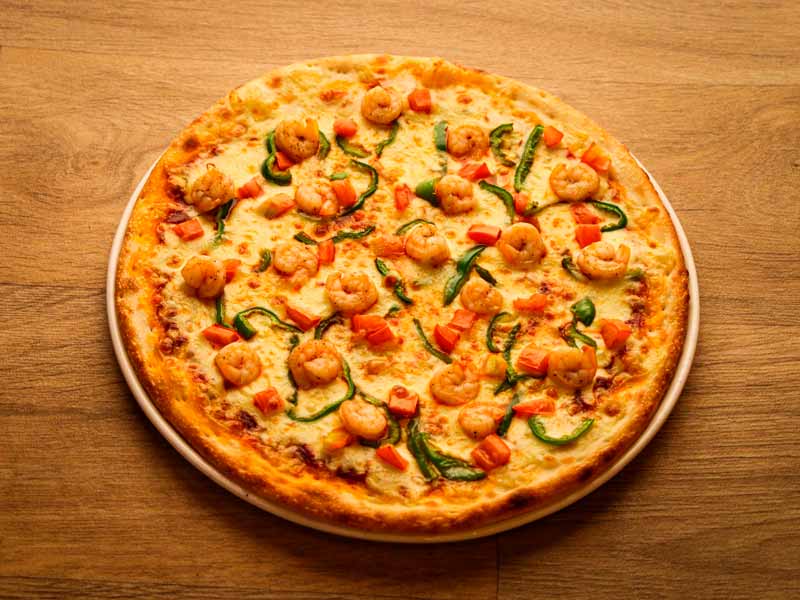 Pizza de camarão