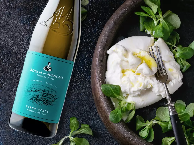 Harmonização de queijos frescos e vinhos verdes