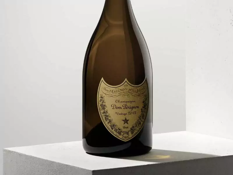 Garrafa de Champagne Dom Perignon