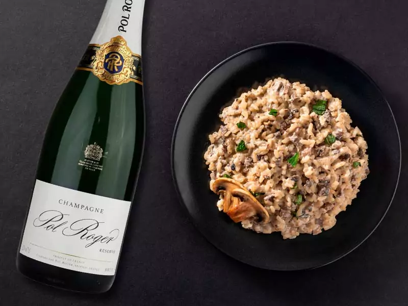 Harmonização com o Champagne Pol Roger