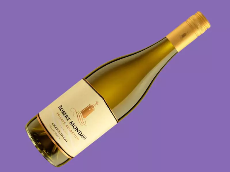Garrafa de vinho Robert Mondavi Private Selection Chardonnay