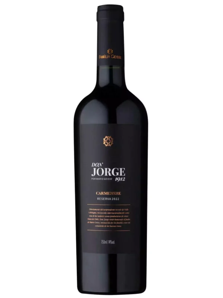 Don Jorge, por Mario Geisse Reserva Carmenere - garrafa