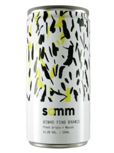 Vinho em Lata Somm Branco Pinot Grigio Muscat - lata
