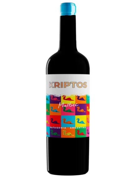 Vinho tinto orgânico da Patagonia Argentina Kriptos Malbec Patagonia Orgânico