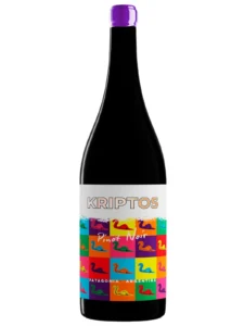 Vinho Orgânico da Patagonia da Argentina Kriptos Pinot Noir Patagonia Orgânico